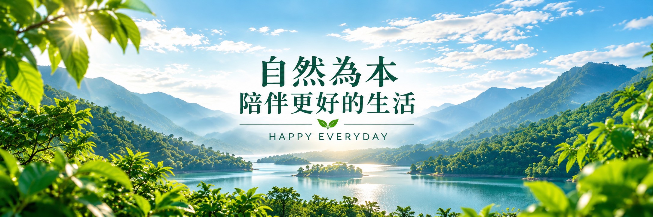 自然為本，陪伴更好的生活，Happy Everyday
